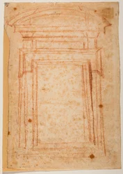 Boceto de ventana para la nueva Sacristía