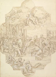 El martirio de Santa Anastasia, 1721