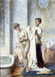 Michelangelo Fumagalli "el baño"