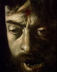 David con la Cabeza de Goliat (detalle)