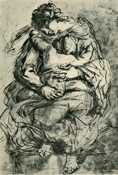 Madonna y niño, finales del siglo XVI-principios del XVII