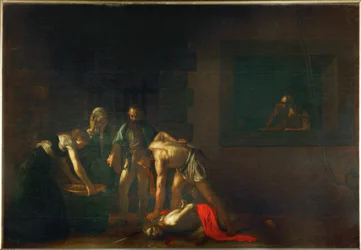 La decapitación de San Juan Bautista (óleo sobre lienzo)