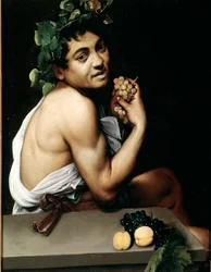 El joven Baco (Bacchino) enfermo