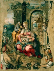 Pesebre, de Michele Cavaro (1517-1584)