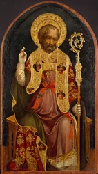 Un santo obispo, c1440