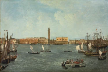 El Bacino di San Marco, Venecia, mirando hacia el Molo