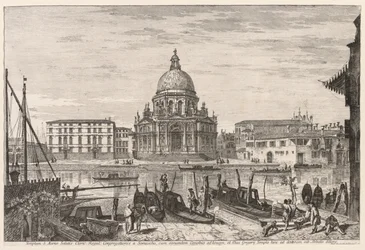 Vistas de Venecia: S. M. Della Salute, 1741
