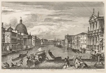 Vistas de Venecia: Santa Chiara, 1741