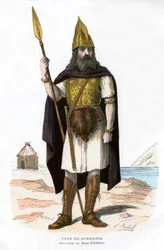 Guerrero, posiblemente galo o franco, 1882-1884
