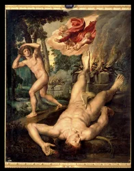 La muerte de Abel (óleo sobre lienzo)