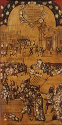 La conquista de México, Panel IV, c.1696-1715