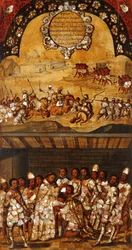 La conquista de México, Panel XIX, c.1696-1715