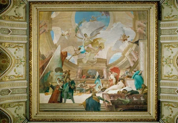 Fresco del techo del Kunsthistorisches Museum de Viena, Apoteosis del Renacimiento (fresco)