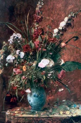 Gran bodegón floral, 1881