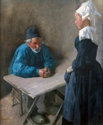El compromiso de la sirvienta, c1864-1900