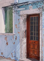Luz de Burano (óleo sobre tabla)