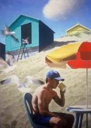 Día de cabañas en la playa