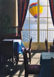Vuelo matutino, 2016 (óleo sobre lino)