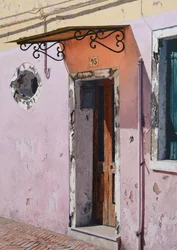 Número 93 Burano (óleo sobre tabla)
