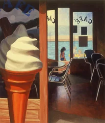 Cafetería junto a la piscina