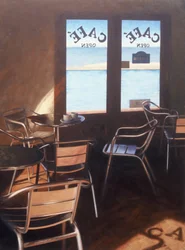 Cafetería junto a la piscina