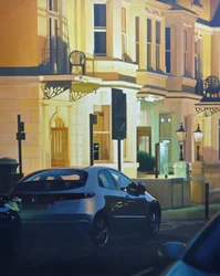 Mar desde el Hotel ll, 2015 (óleo sobre lino)