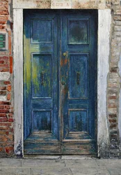 Puerta veneciana, 2019 (óleo sobre lino)