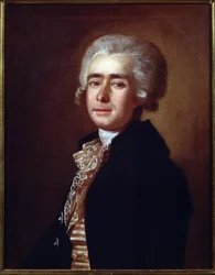 Retrato del compositor Dmitry Bortniansky (1751-1825). Pintura de Mikhail Ivanovich Belsky (1753-1794). Óleo sobre lienzo, 65,7 x 52,3 cm