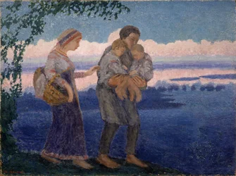 Regreso a casa por la tarde, 1906