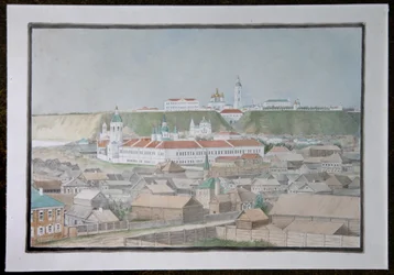 Vista de Tobolsk, 1850s