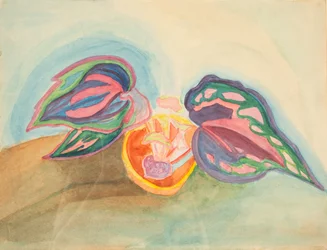Naturaleza muerta con planta, c. 1920