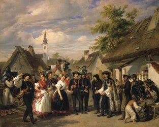 La llegada de la novia
