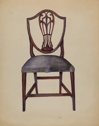 Silla, c.1936 (acuarela y gouache sobre papel)