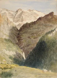 Glaciar y Cascadas, 1863