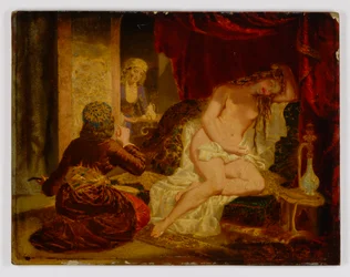 Princesa oriental después del baño, ca. 1866