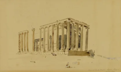 Ruinas de un templo griego, Azani, Frigia