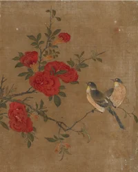 Diez imágenes de aves y flores