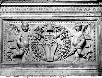 (detalle) de la transenna de la Capilla Sixtina, c.1484