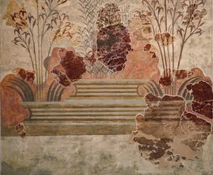 Panel de los "Frescos de Lirios"