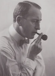 Max Pechstein, pintor expresionista alemán (foto b/n)