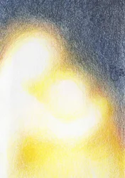 Abrazada abstracta y suave
