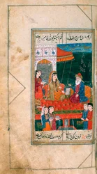 Miniatura del manuscrito Divan, 1813