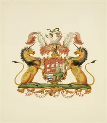 Escudo de Armas de la Ciudad de Bristol, c.1830
