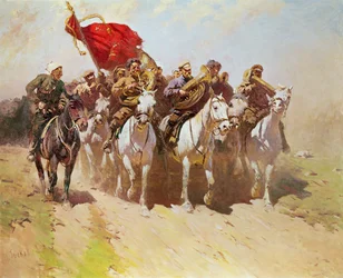 Banda de metales del 1er Ejército Montado