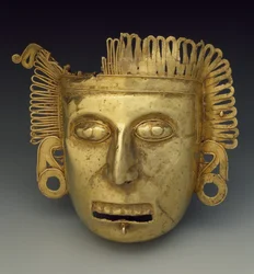 Máscara pectoral, período Postclásico tardío
