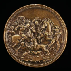 Caza de leones, finales del siglo XV - principios del siglo XVI