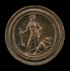David y Goliat, mediados o finales de la década de 1490