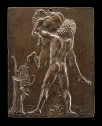 Hércules y Anteo, finales del siglo XV - principios del siglo XVI