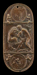 Hércules y el león de Nemea, finales del siglo XV - principios del siglo XVI