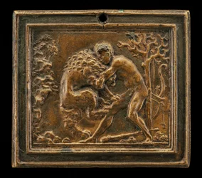 Hércules y el león de Nemea, finales del siglo XV - principios del siglo XVI